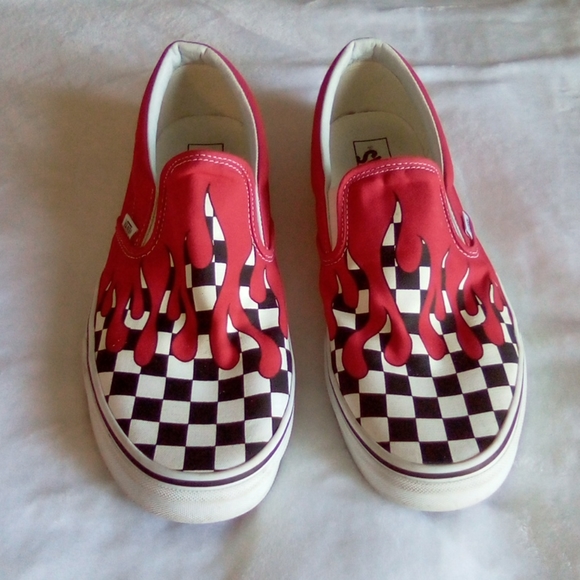 vans red drip